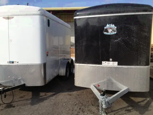 Flat Front 12ft  Motorcycle Trailer