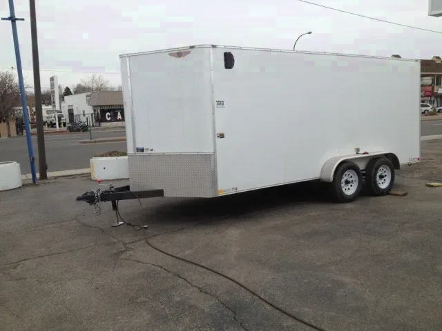 14ft Motorcycle Enclosed Trailer LED Lighting