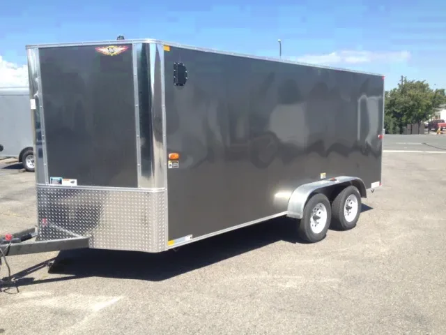16ft v-nose enclosed Cargo Trailer w/Brakes