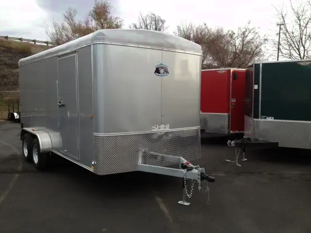 16ft Silver cargo trailer w/Ramp