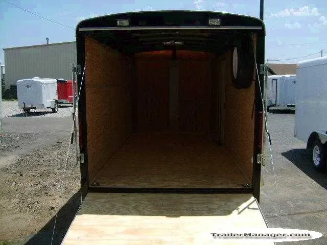 16ft MC V-Nose 7K WHITE With Ramp