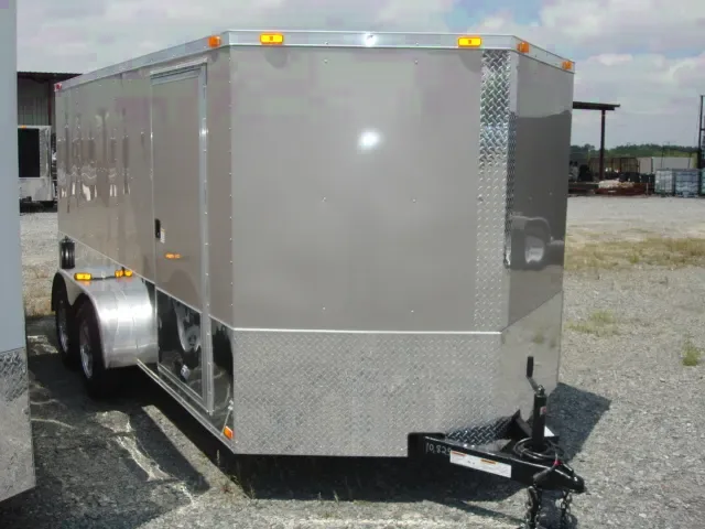 14FT ENCLOSED TRAILER W/MOTORCYCLE PACKAGE