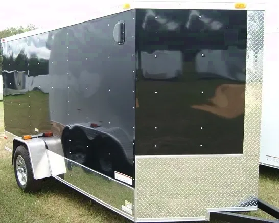 Black 12FT SA Motorcycle Trailer