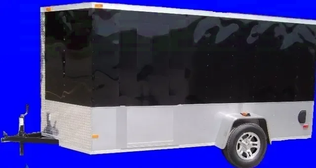 12FT MOTORCYCLE TRAILER W/D-RINGS