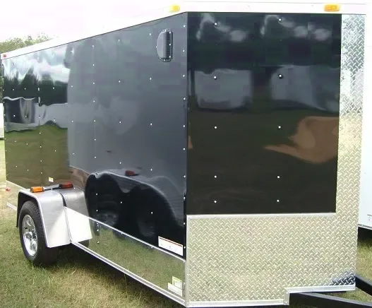 12ft Black SA Motorcycle Trailer w/Ramp
