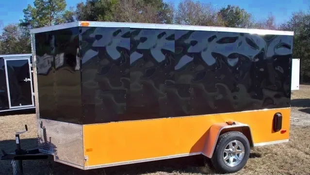 Single 3500lb Axle 12ft Enclosed Motorcycle Trailer
