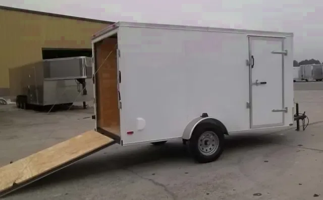 12FT MOTORCYCLE TRAILER W/D-RINGS