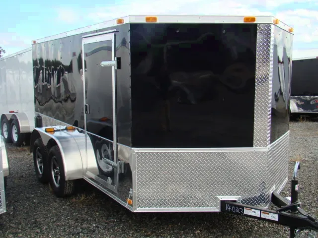 12ft V-Nose -Motorcycle Trailer w/D-rings