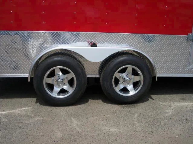 14ft Motorcycle Trailer Tandem 3500 lb Axles w/Brakes