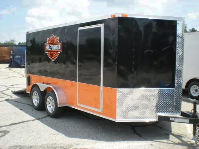 2025 Diamond Cargo 7x14 TA Motorcycle Trailer - Make Offer