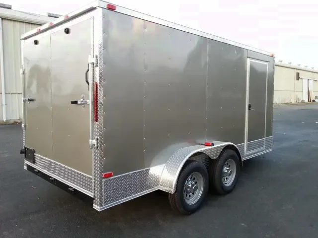 CHARCOAL 2025 7X14 TA CARGO TRAILER