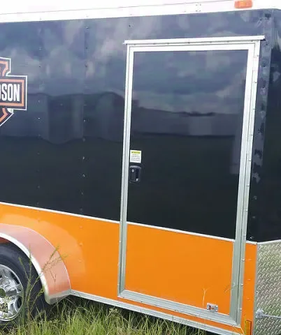 12ft SA Motorcycle Trailer W/Harley Logo