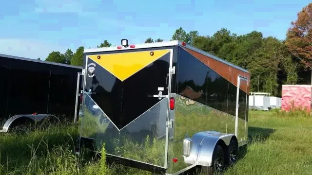 16ft Tri-color Motorcycle Trailer