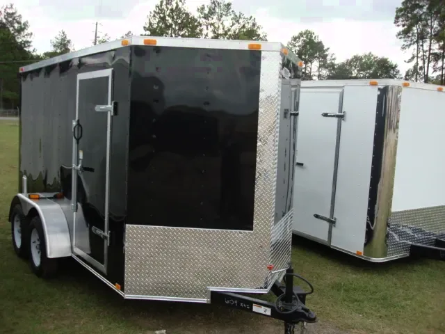 12FT MOTORCYCLE TRAILER W/REAR RAMP