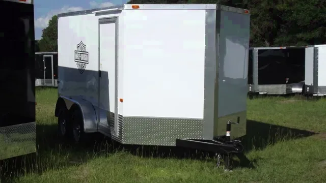 WHITE & CHROME  12FT TANDEM 3500LB AXLES