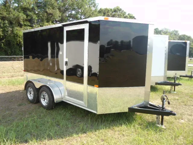 12ft  Motorcycle Trailer  w/Wrap Around Diamond Plating