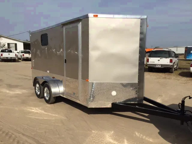14ft  Motorcycle Trailer w/2 Windows