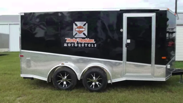 14ft Custom Harley Motorcycle Trailer