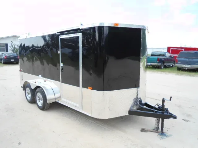 14FT Tandem 3500lb Axle Motorcycle Trailer