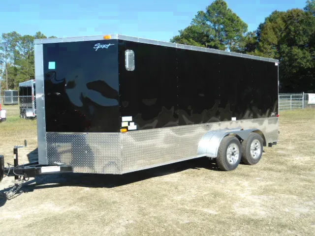 16ft  Tandem 3500lb Axle Motorcycle Trailer