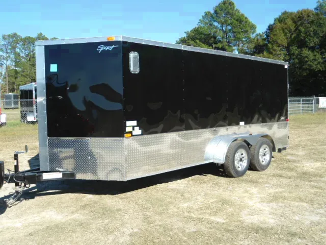 Motorcycle Trailer 16ft TA Black