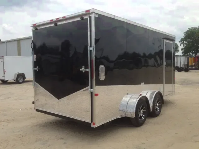 16ft - Motorcycle Trailer - LOADED - 7 Foot Interior Height