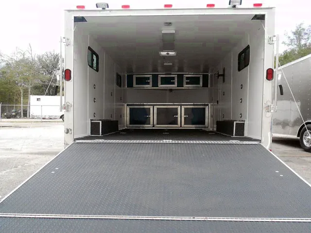 18FT MOTORCYCLE TRAILER W/FINISHED INTERIOR