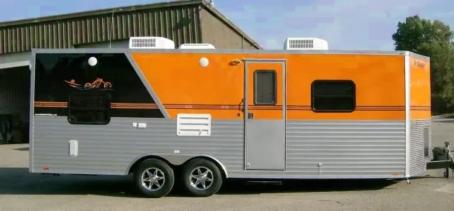 26ft Motorcycle Trailer w/Small Living Quarter