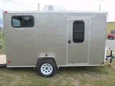 12ft Light Pewter SA Motorcycle Trailer