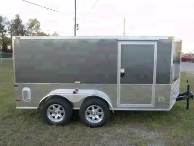 14ft V Nose Low Rider Enclosed Motorcycle