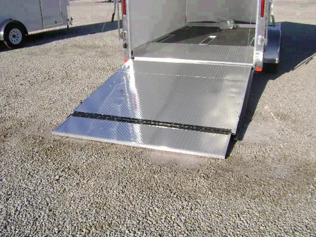 12FT V-NOSE MOTORCYCLE  TRAILER BLACK