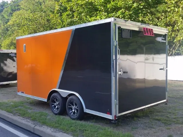 16ft Two Tone Orange/Black Trailers