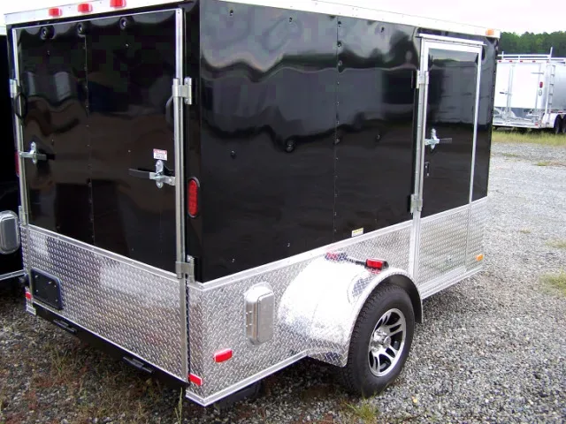 Black 10ft SA Motorcycle Trailer