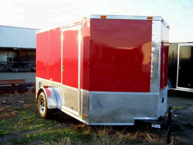 BP Red 10ft SA Motorcycle Trailer