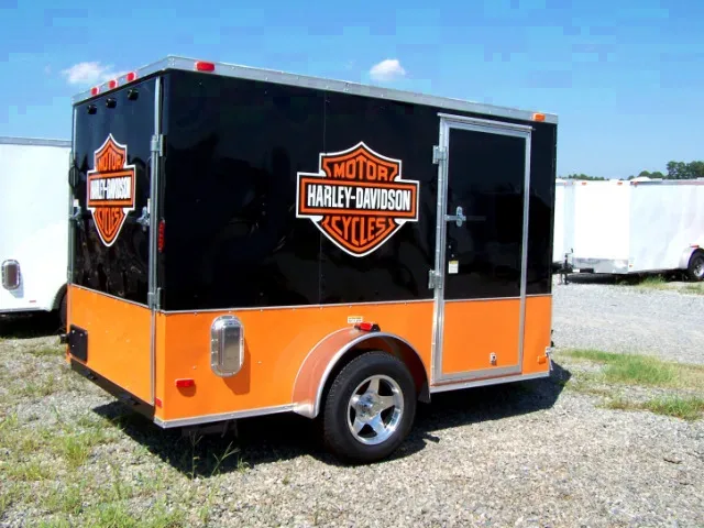 10ft Single 3500lb Axle Motorcycle Trailer