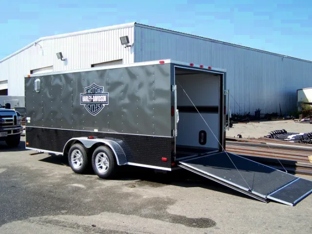 16ft TA Charcoal Motorcycle Trailer
