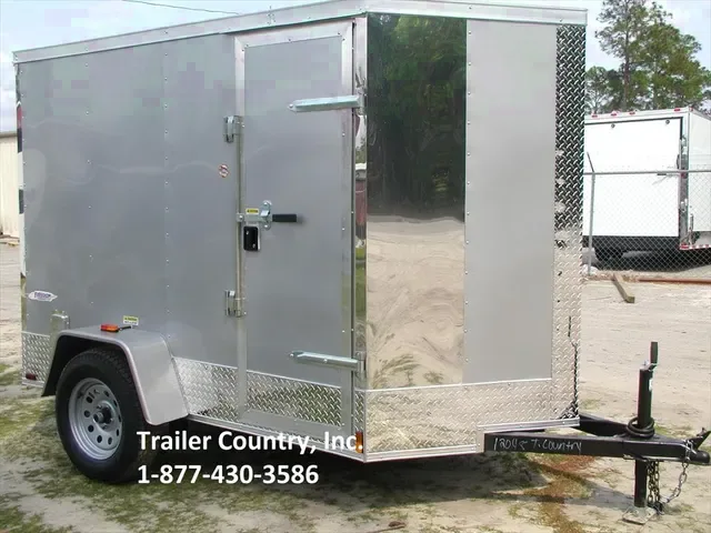 5 X 8 ENCLOSED LOW RIDER MOTORCYCLE TRAILER