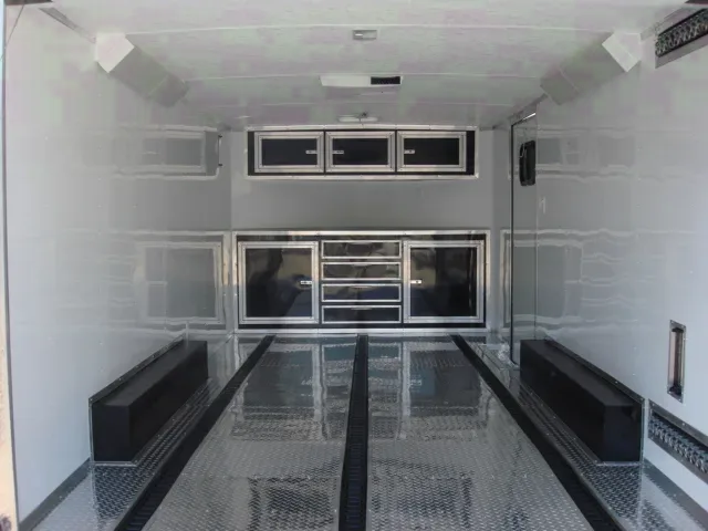 BLACK 18ft (4) BIKE HAULER FINISHED INTERIOR