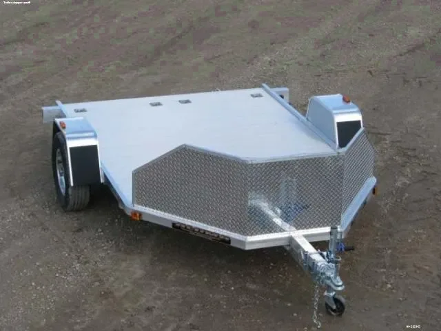 10ft Open Aluminum Motorcycle Trailer