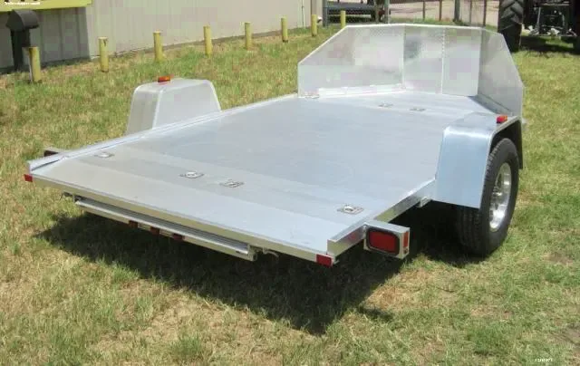 Aluminum 10ft Motorcycle Trailer