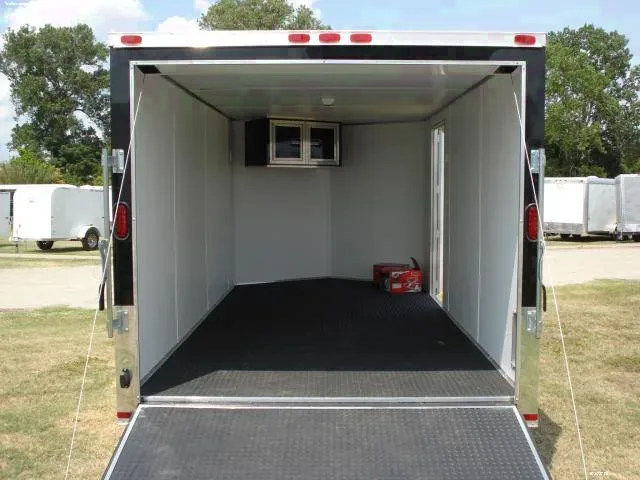 14ft Enclosed Motorcycle Hauler w/ Cabinets