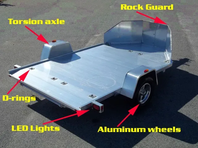 2) Place Motorcycle Trailer 10ft