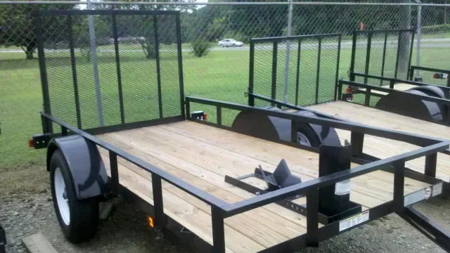 10FT SINGLE MOTORCYCLE TRAILER W/RAMP