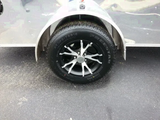 Motorcycle Trailer  12ft Black w/Wrap Around Diamond Plating