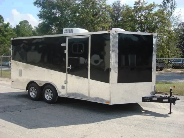 BLACK 18ft (4) BIKE HAULER FINISHED INTERIOR