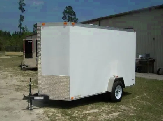 12ft Enclosed Trailer w/ Side Door and Ramp