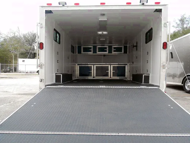 18ft Motorcycle Enclosed Trailer w/Finished Interior