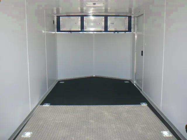 Two Tone 12ft MotorCycle Trailer w/Finished Interior