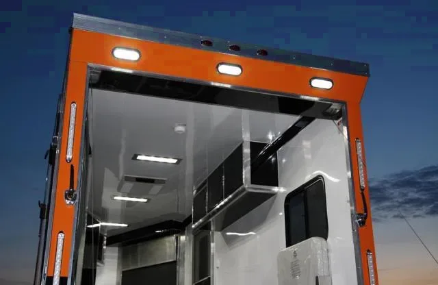 Orange and Black 20FT Toyhauler