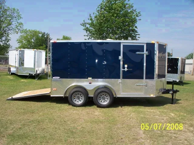 12FT TA  V-NOSE, RAMP & MOTORCYCLE PKG